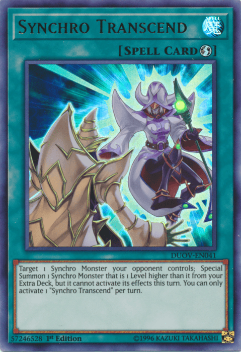 Synchro Transcend [DUOV-EN041] Ultra Rare - Doe's Cards