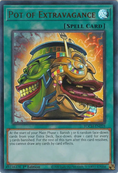 Pot of Extravagance [TOCH-EN059] Ultra Rare - Doe's Cards