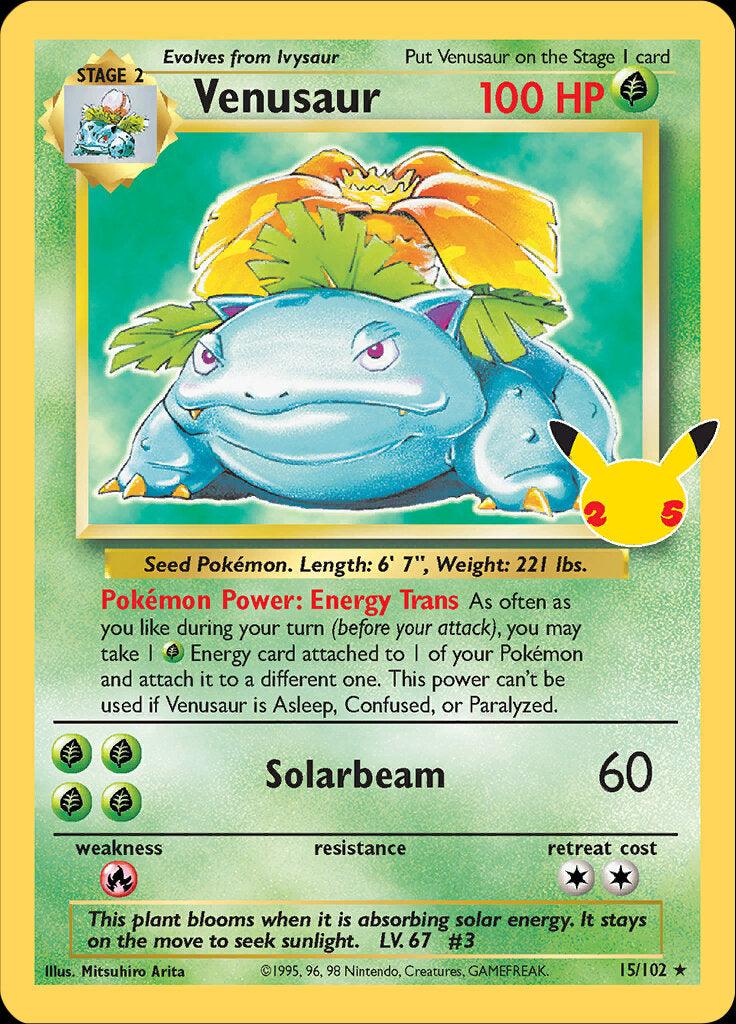 Venusaur (15/102) [Celebrations: 25th Anniversary - Classic Collection] - Doe's Cards