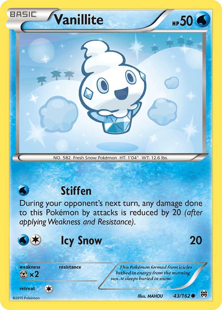 Vanillite (43/162) [XY: BREAKthrough] - Doe's Cards