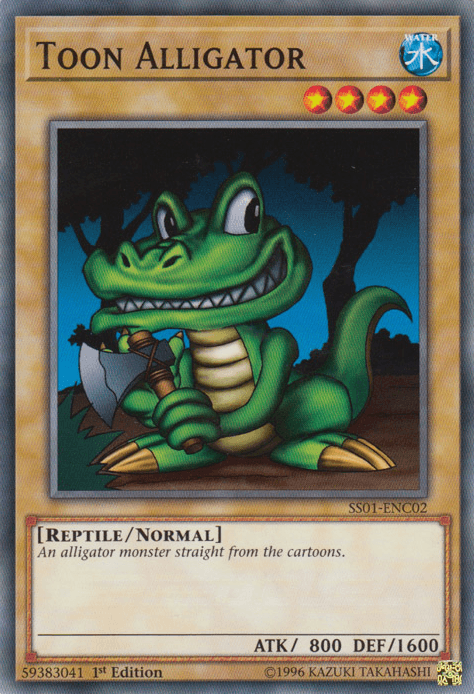 Toon Alligator [SS01-ENC02] Common - Doe's Cards