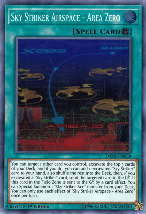 Sky Striker Airspace - Area Zero [DASA-EN039] Super Rare - Doe's Cards