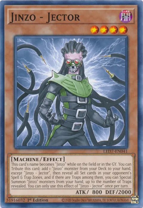 Jinzo - Jector [LED7-EN041] Common - Doe's Cards