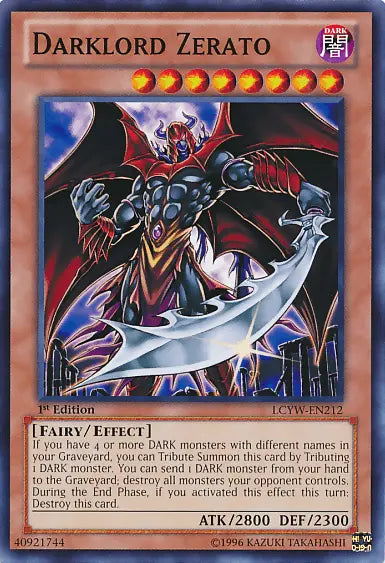 Darklord Zerato [LCYW-EN212] Common - Doe's Cards