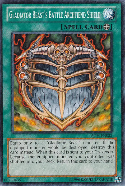 Gladiator Beast's Battle Archfiend Shield [AP03-EN022] Common - Doe's Cards