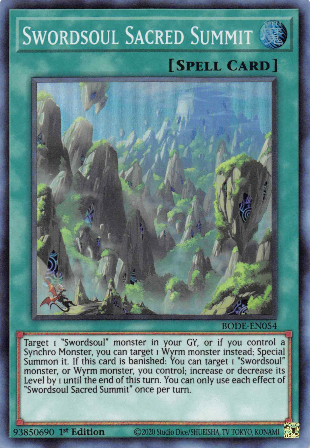 Swordsoul Sacred Summit [BODE-EN054] Super Rare - Doe's Cards