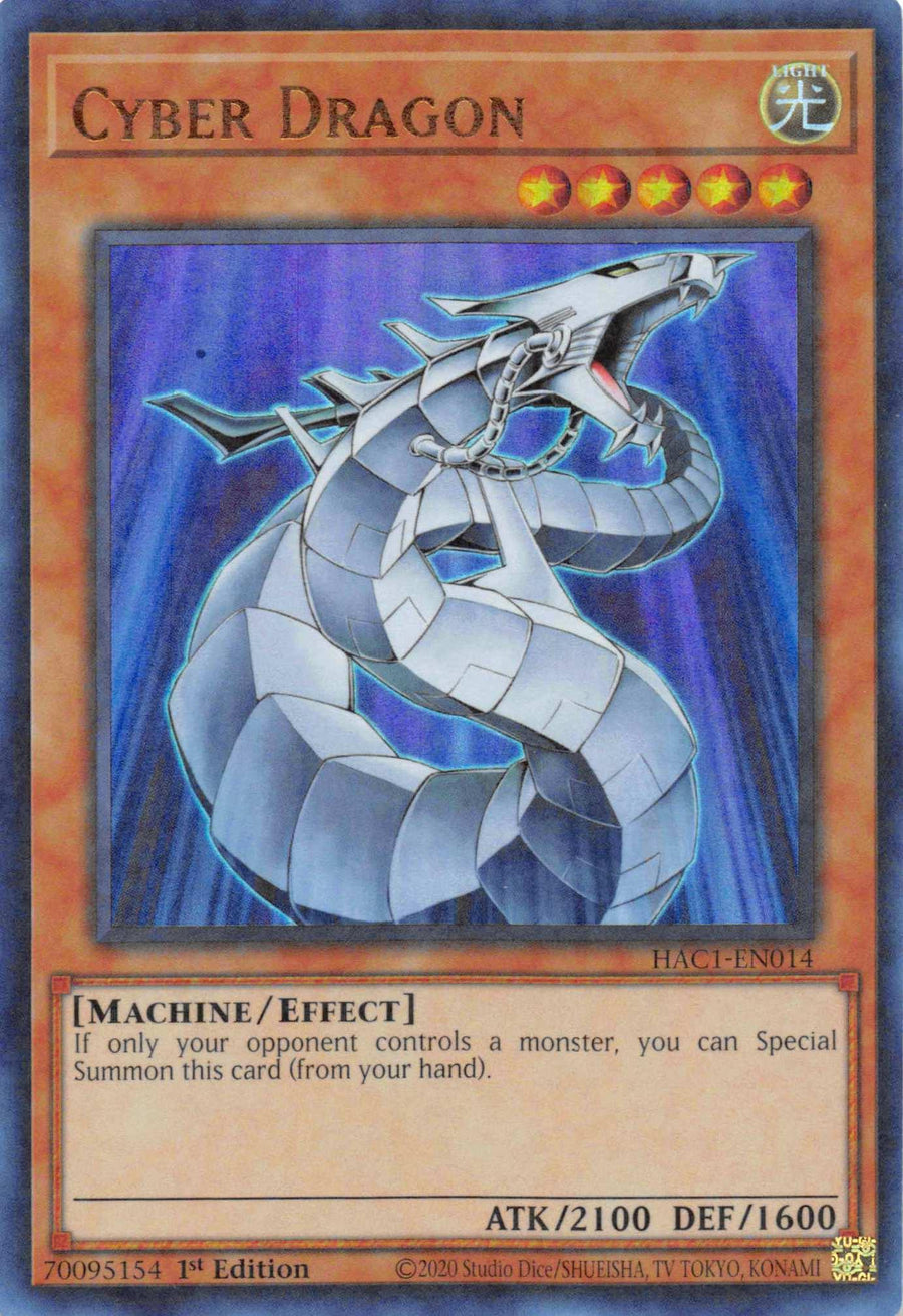 Cyber Dragon (Duel Terminal) [HAC1-EN014] Parallel Rare - Doe's Cards