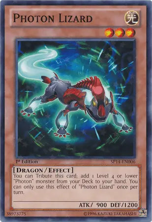 Photon Lizard [SP14-EN006] Starfoil Rare - Doe's Cards