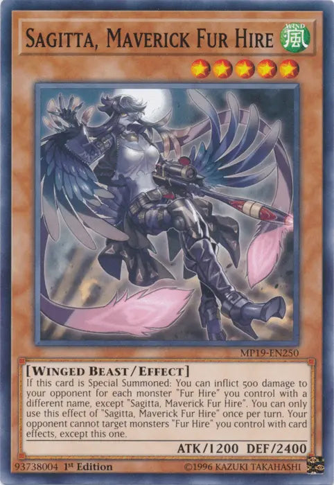 Sagitta, Maverick Fur Hire [MP19-EN250] Common - Doe's Cards