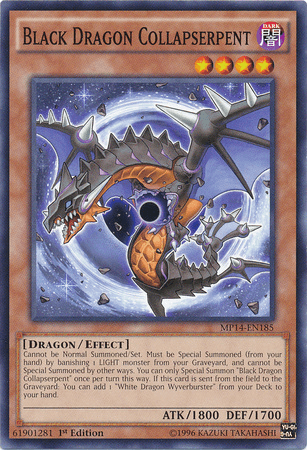 Black Dragon Collapserpent [MP14-EN185] Common - Doe's Cards