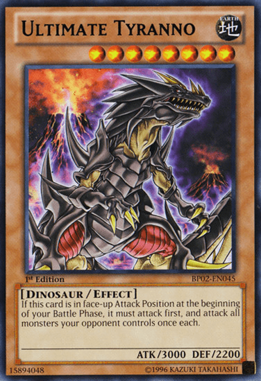 Ultimate Tyranno [BP02-EN045] Rare - Doe's Cards