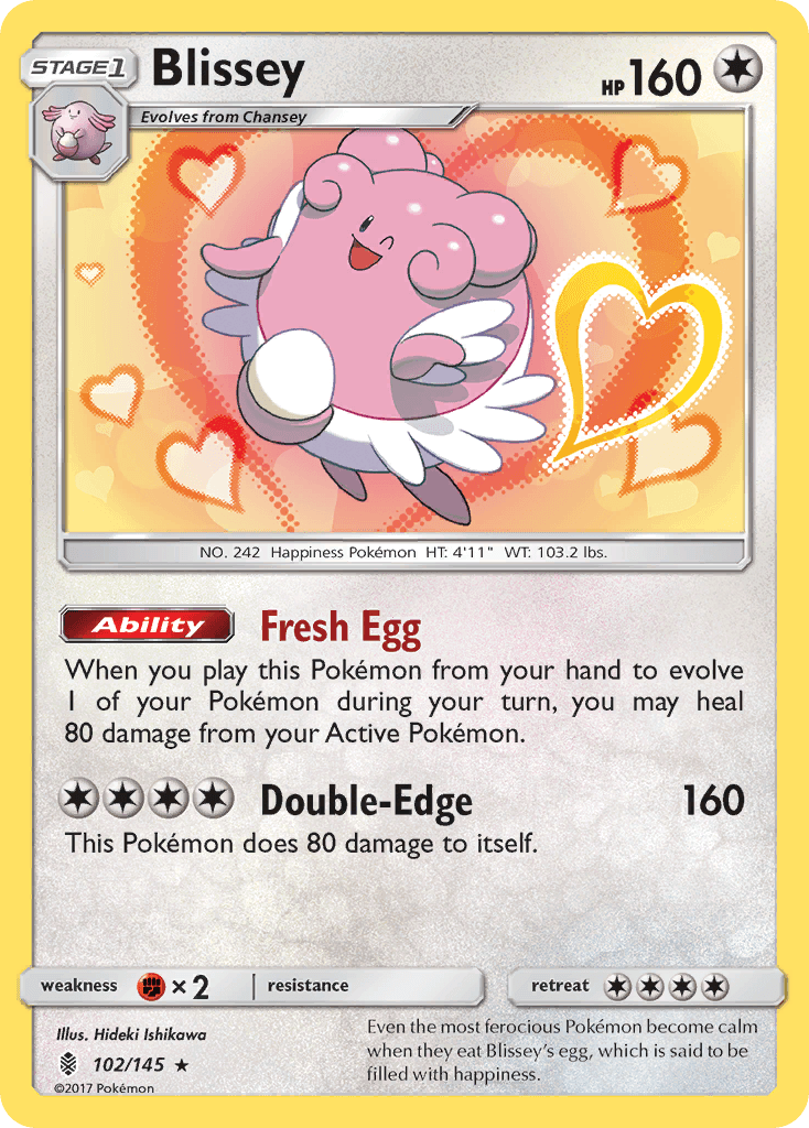 Blissey (102/145) [Sun & Moon: Guardians Rising] - Doe's Cards