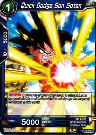 Quick Dodge Son Goten (BT4-029) [Colossal Warfare] - Doe's Cards