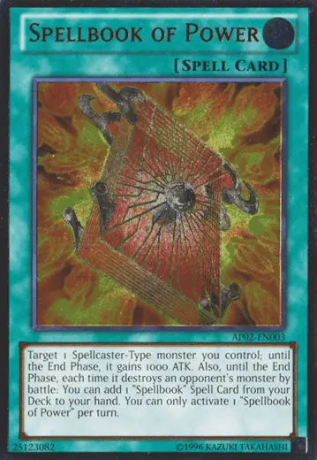 Spellbook of Power [AP02-EN003] Ultimate Rare - Doe's Cards