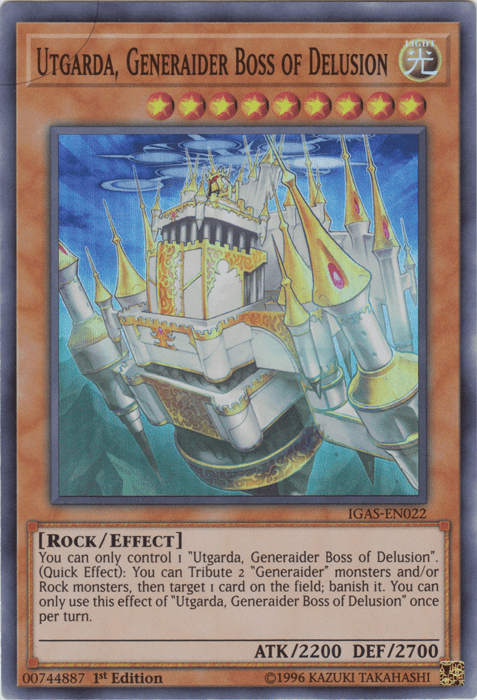 Utgarda, Generaider Boss of Delusion [IGAS-EN022] Super Rare - Doe's Cards