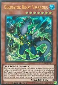 Gladiator Beast Vespasius [CHIM-ENSP1] Ultra Rare - Doe's Cards
