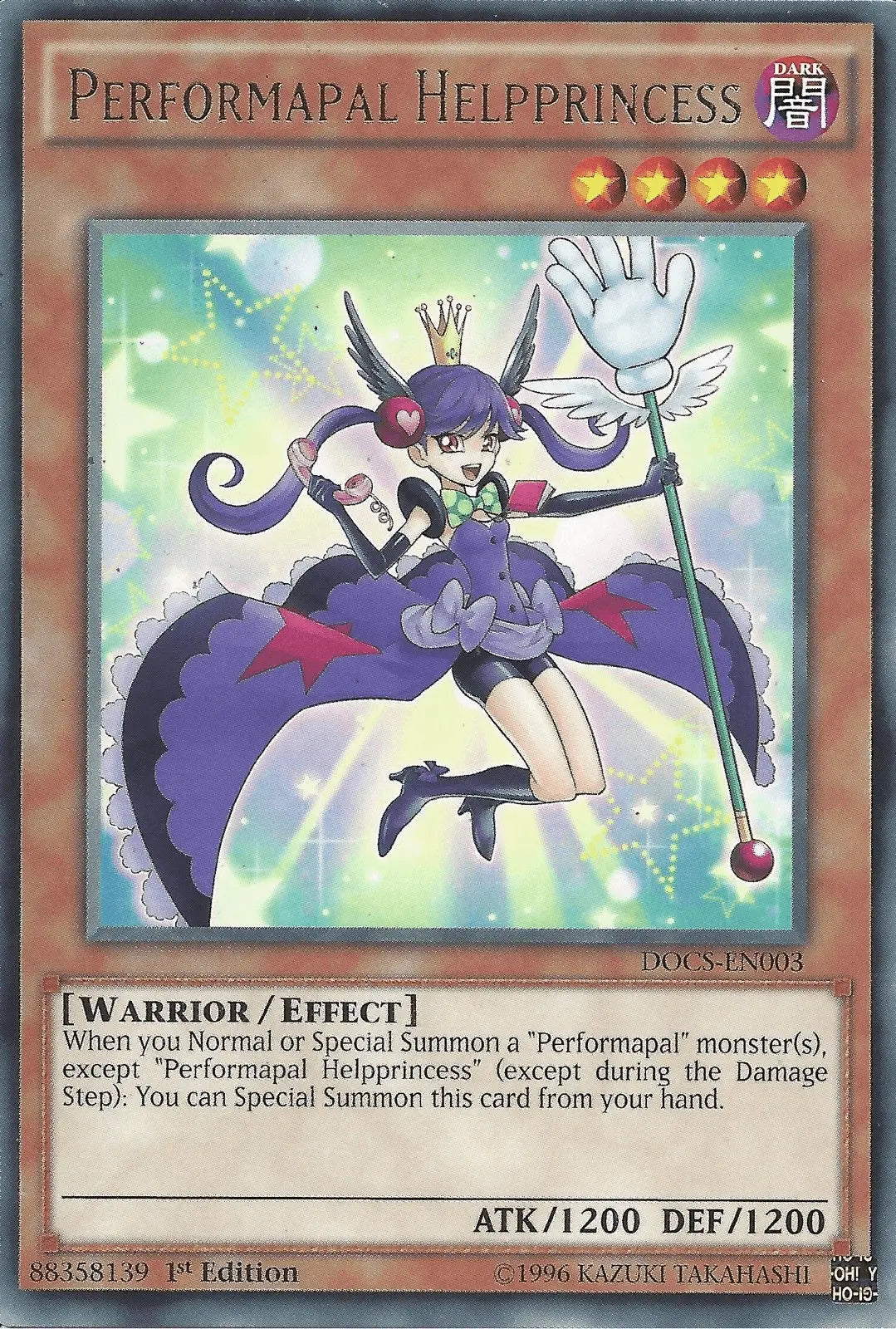Performapal Helpprincess [DOCS-EN003] Rare - Doe's Cards