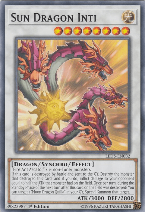 Sun Dragon Inti [LED5-EN032] Common - Doe's Cards