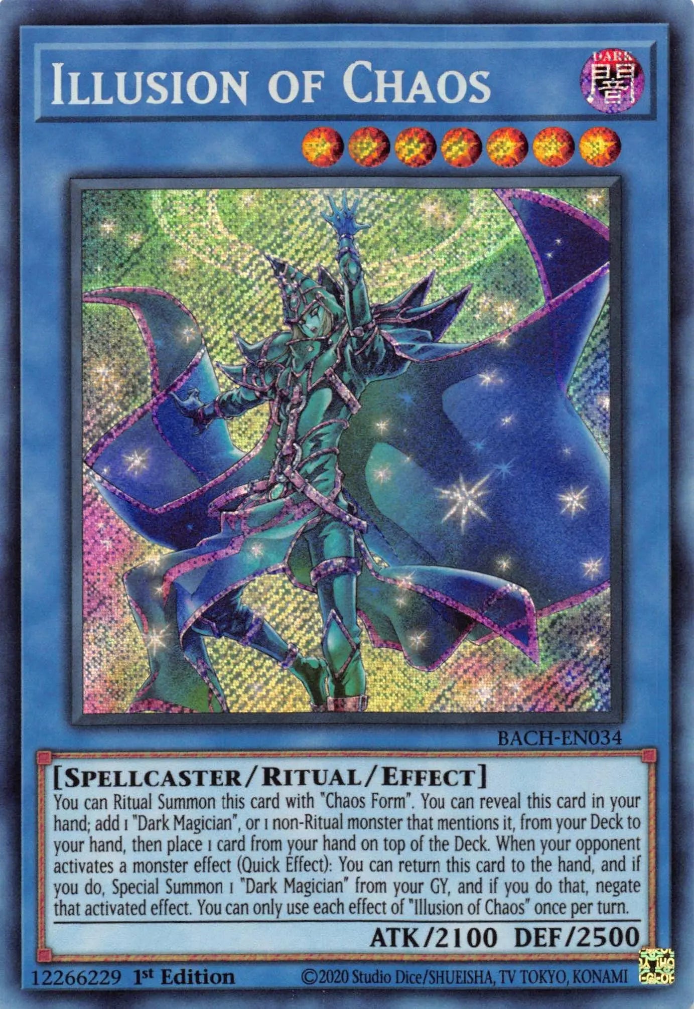 Illusion of Chaos [BACH-EN034] Starlight Rare - Doe's Cards