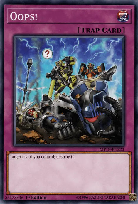 Oops! [MP18-EN223] Common - Doe's Cards