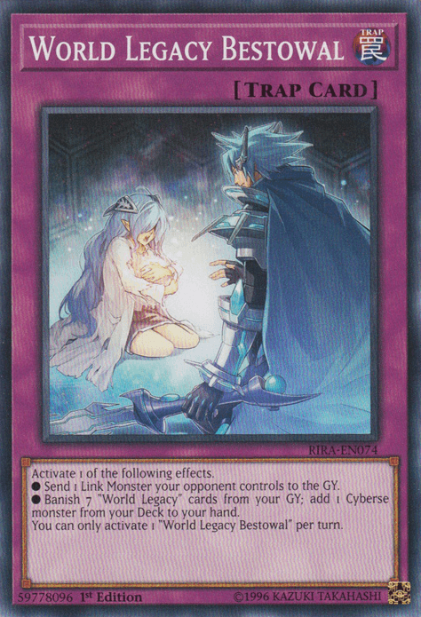 World Legacy Bestowal [RIRA-EN074] Common - Doe's Cards