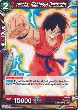 Yamcha, Righteous Onslaught (BT12-008) [Vicious Rejuvenation] - Doe's Cards