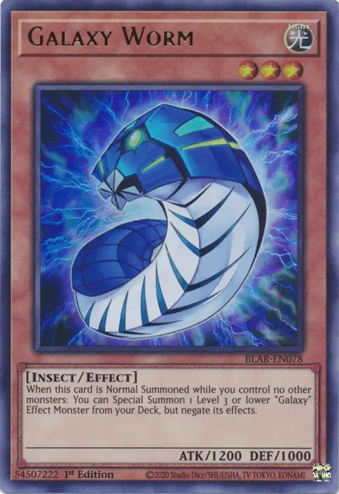 Galaxy Worm [BLAR-EN078] Ultra Rare - Doe's Cards