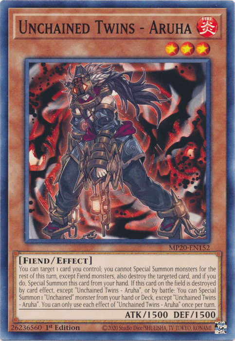 Unchained Twins - Aruha [MP20-EN152] Common - Doe's Cards