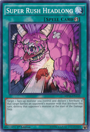 Super Rush Headlong [MP16-EN152] Common - Doe's Cards