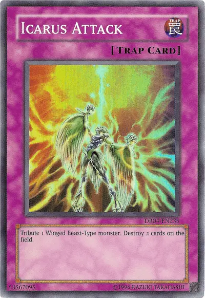 Icarus Attack [DR04-EN235] Super Rare - Doe's Cards