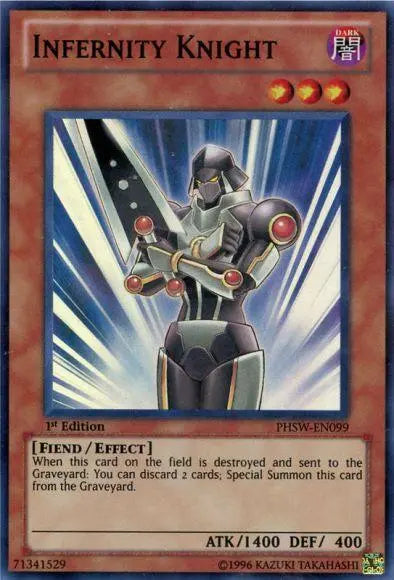 Infernity Knight [PHSW-EN099] Super Rare - Doe's Cards