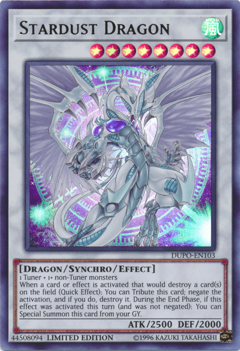 Stardust Dragon [DUPO-EN103] Ultra Rare - Doe's Cards