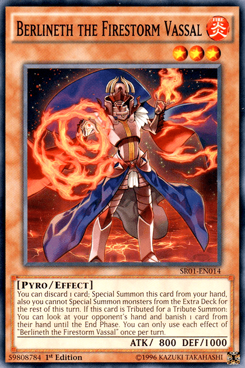 Berlineth the Firestorm Vassal [SR01-EN014] Common - Doe's Cards