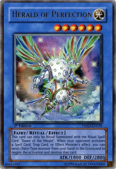 Herald of Perfection [TSHD-EN039] Ultra Rare - Doe's Cards