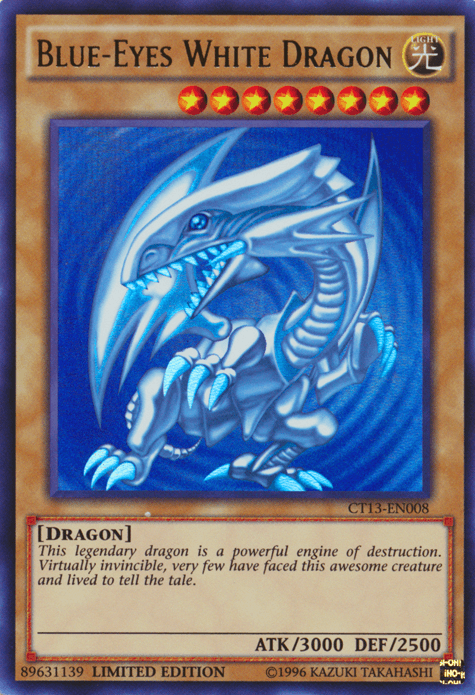 Blue-Eyes White Dragon [CT13-EN008] Ultra Rare - Doe's Cards