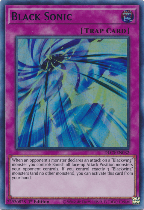 Black Sonic (Blue) [DLCS-EN032] Ultra Rare - Doe's Cards