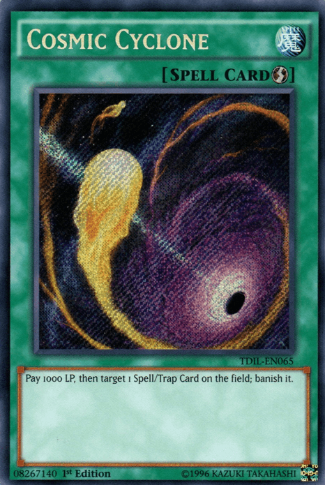 Cosmic Cyclone [TDIL-EN065] Secret Rare - Doe's Cards