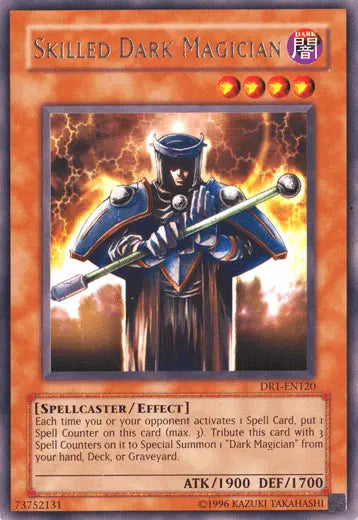 Skilled Dark Magician [DR1-EN120] Rare - Doe's Cards