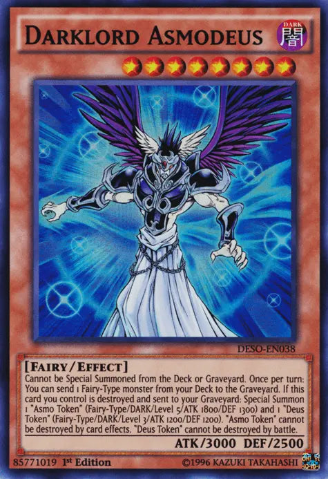 Darklord Asmodeus [DESO-EN038] Super Rare - Doe's Cards