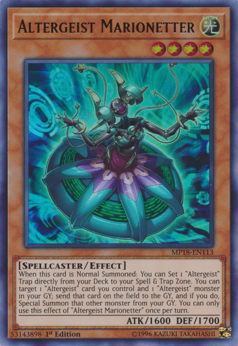 Altergeist Marionetter [MP18-EN113] Ultra Rare - Doe's Cards