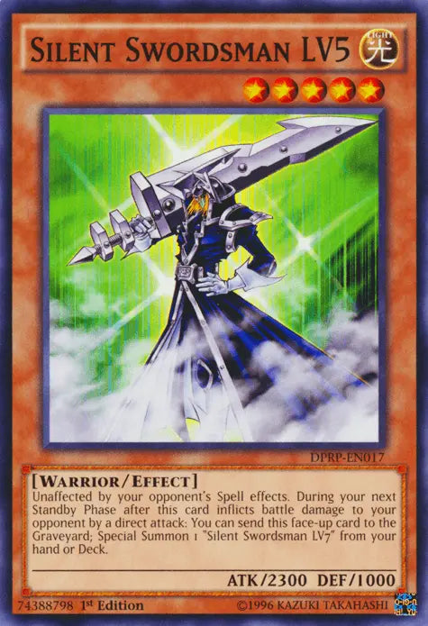 Silent Swordsman LV5 [DPRP-EN017] Common - Doe's Cards
