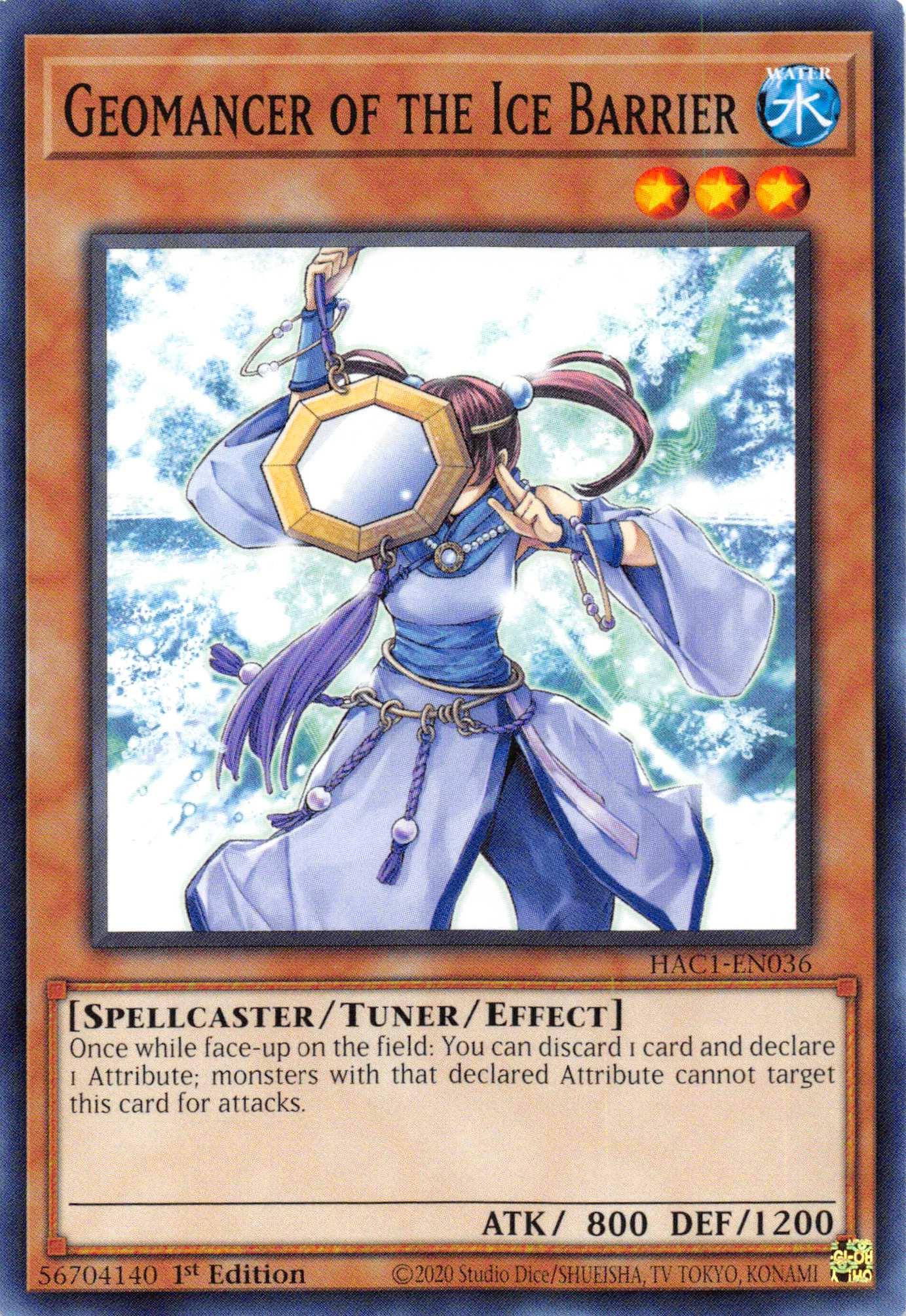 Geomancer of the Ice Barrier (Duel Terminal) [HAC1-EN036] Parallel Rare - Doe's Cards
