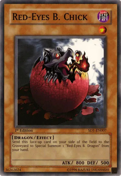 Red-Eyes B. Chick [SD1-EN007] Common - Doe's Cards