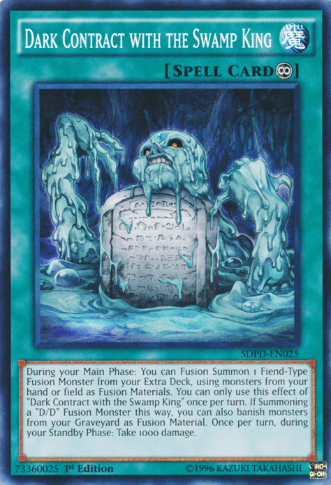 Dark Contract with the Swamp King [SDPD-EN025] Common - Doe's Cards