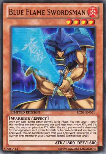 Blue Flame Swordsman [LC04-EN001] Ultra Rare - Doe's Cards