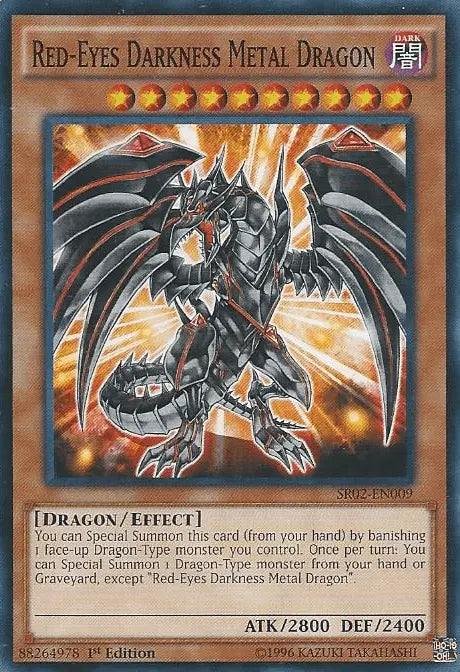 Red-Eyes Darkness Metal Dragon [SR02-EN009] Common - Doe's Cards