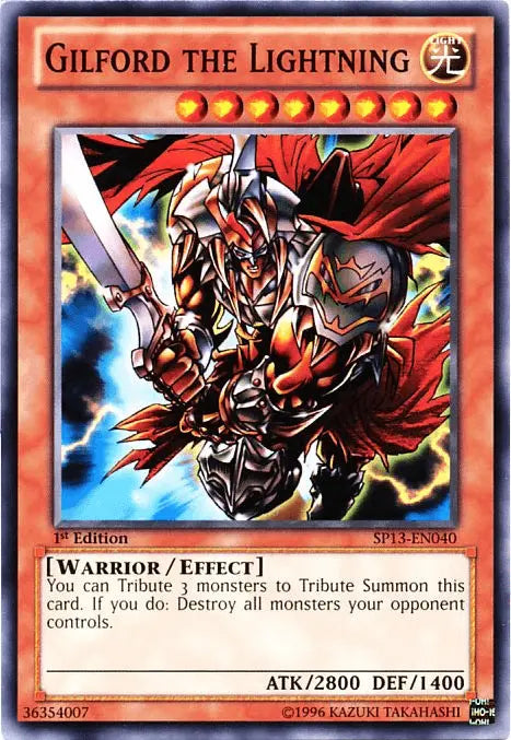 Gilford the Lightning [SP13-EN040] Common - Doe's Cards