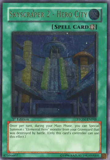 Skyscraper 2 - Hero City [STON-EN048] Ultimate Rare - Doe's Cards