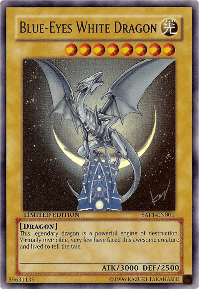 Blue-Eyes White Dragon [YAP1-EN001] Ultra Rare - Doe's Cards