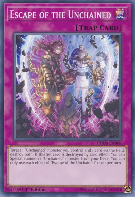 Escape of the Unchained [CHIM-EN069] Common - Doe's Cards